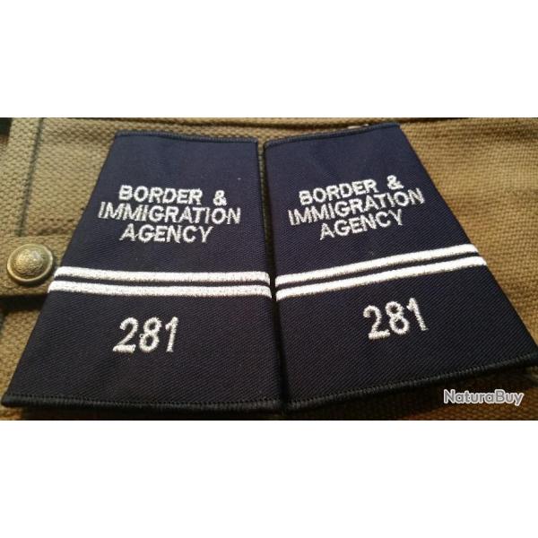 Lot de deux fourreaux des forces de l'ordre Anglaise