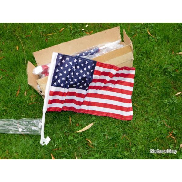 LOT 20 - VINGT DRAPEAUX  U.S.A. -- CAR FLAG -  ETAT 100% NEUF