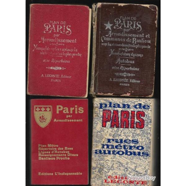 lot de 7 guides plans de paris par arrondissement voir tat toutes poques et environs guides bleus