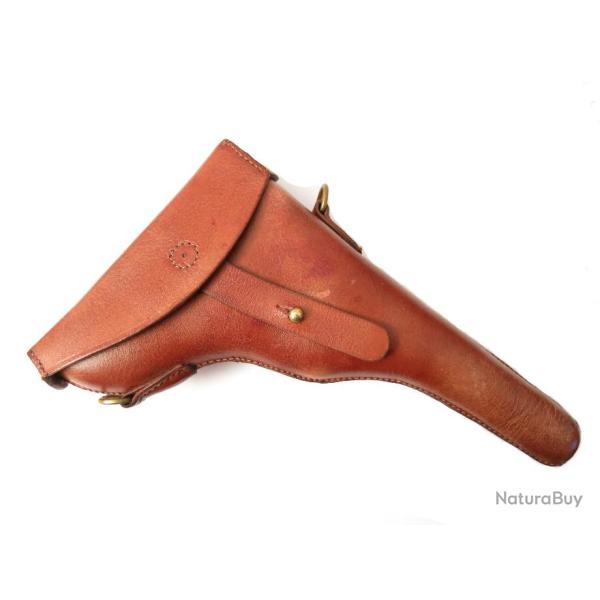 Etui cuir P08 Luger Suisse modle 1900 ou 1906