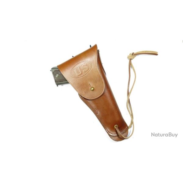 Etui cuir Colt 45 couleur marron