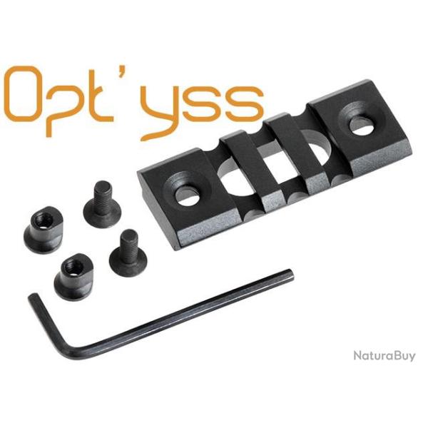 rail aluminium Picatinny 5 slots keymod vector