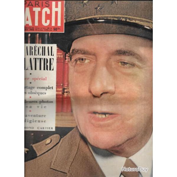 paris match 26 janvier 1952 le mar�chal de lattre cahier sp�cial, , N�149