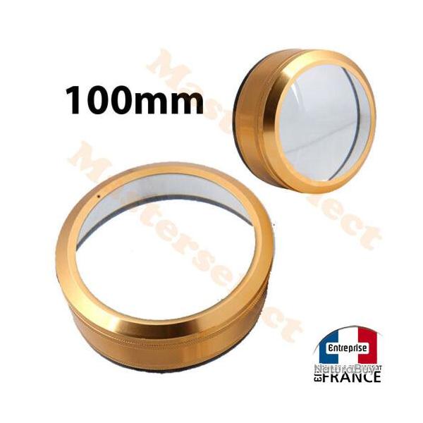 Loupe dome presse papier de pour carte 100mm puissante 5x