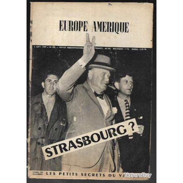 europe am�rique 1 sept 1949 , les petits secrets du vatican, matine am�ricaine , germania oncle sam