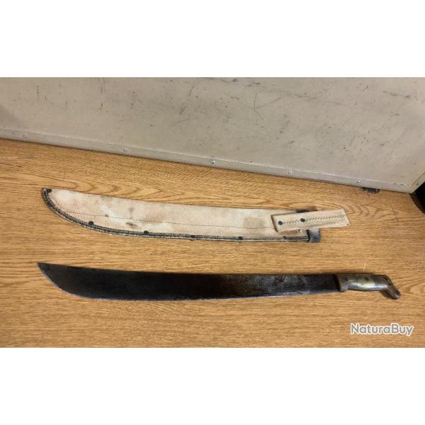 RARE ORIGINAL AUTHENTIQUE US NAVY WW2 MK-2 MACHETTE LEGITIMUS COLLINS N� 623 + ETUI MK-2 EX COND !!!