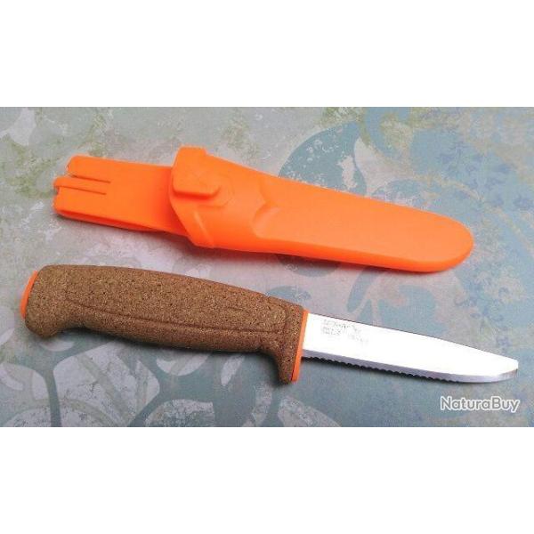 Couteau crant� flottant Mora