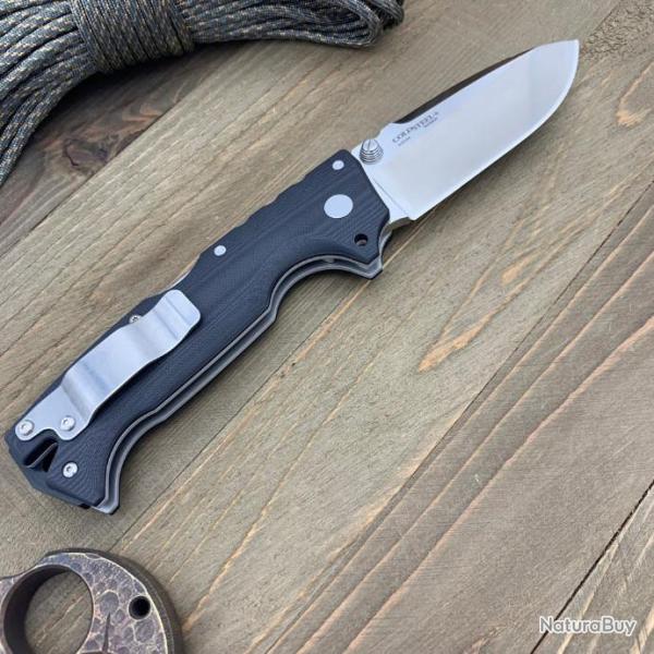Couteau Cold Steel AD-10 Demko Lame Acier CPM-S35VN Manche G-10 Tri-Ad Lock Clip CS28DD