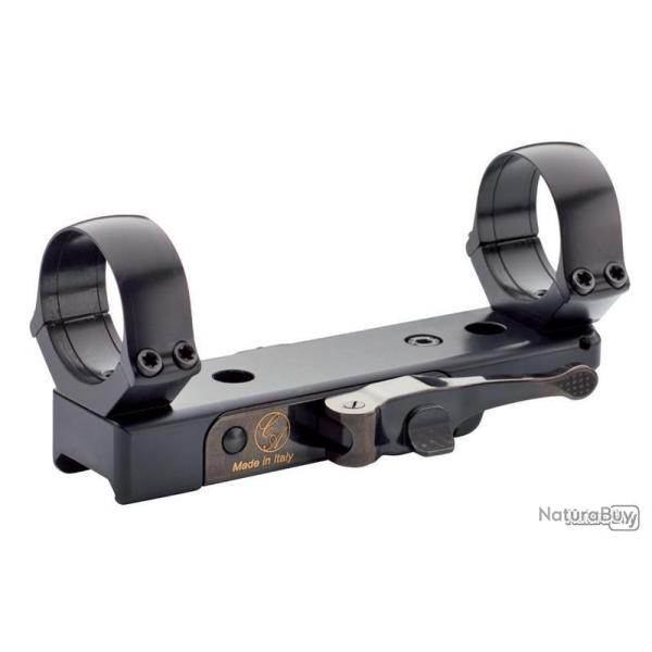 Mount dmontage rapide pour rail Picatinny SIMPLE BLACK TACTICAL anneaux h 3 mm/ 30 mm - CONTESSA