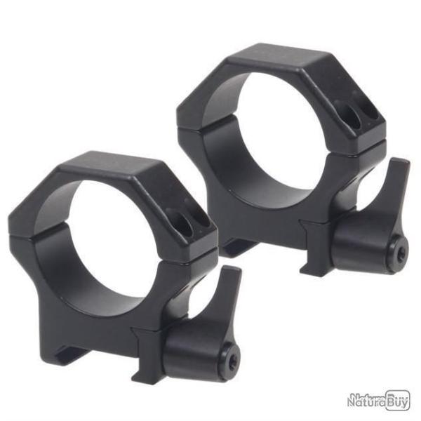 Paire de bagues pour Picatinny en acier renforc� - � 30 mm H 12 mm - CONTESSA