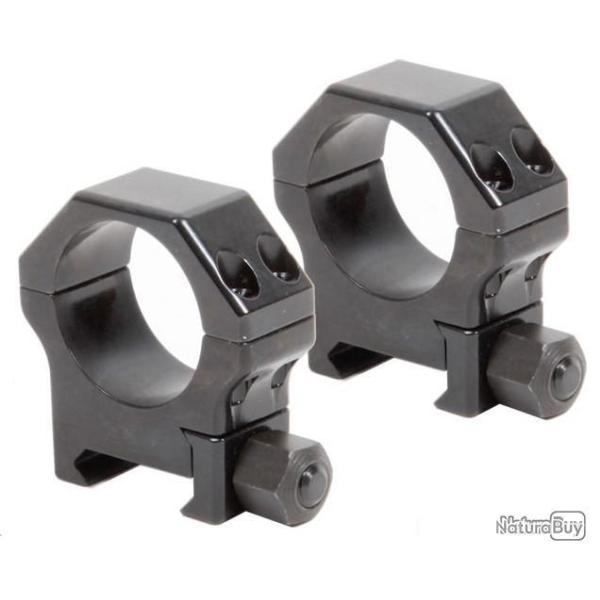 Paire de bagues pour Picatinny en acier renforc� - � 30 mm H 26 mm - CONTESSA