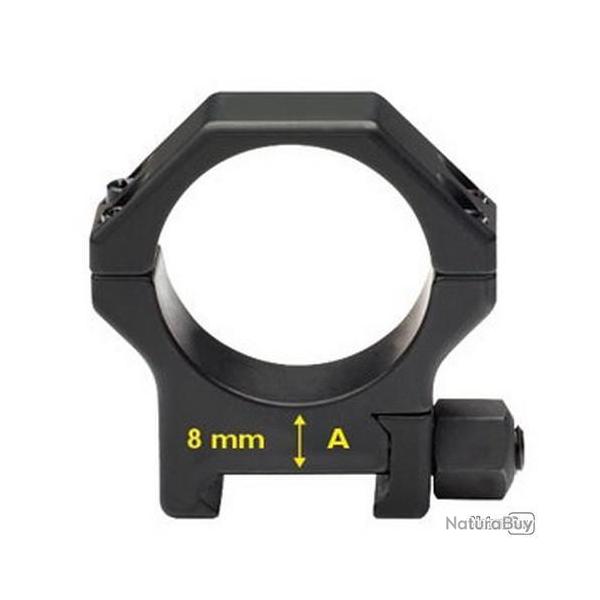 Paire de bagues pour Picatinny en acier renforc -  35 mm H 8 mm - CONTESSA