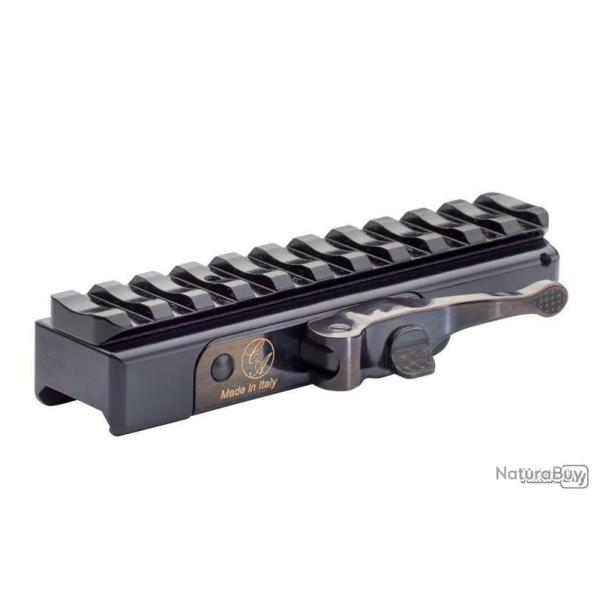 Montage au d�montage rapide pour slitta Picatinny SIMPLE BLACK TACTICAL POINT ROUGE - CONTESSA