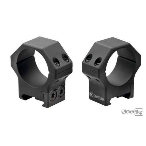 Bagues en alliage l�ger sp�cial pour rail Picatinny 30 mm H 12mm - CONTESSA