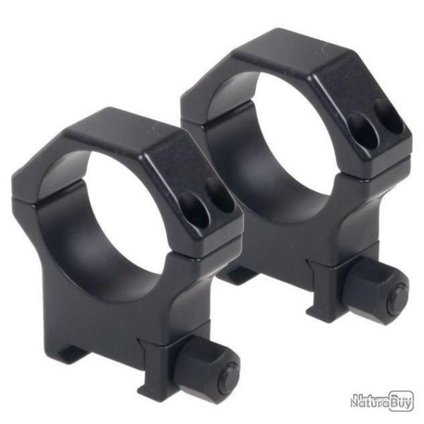 Paire de bagues Picatinny en acier renforc� - � 30 mm H 12 mm - CONTESSA