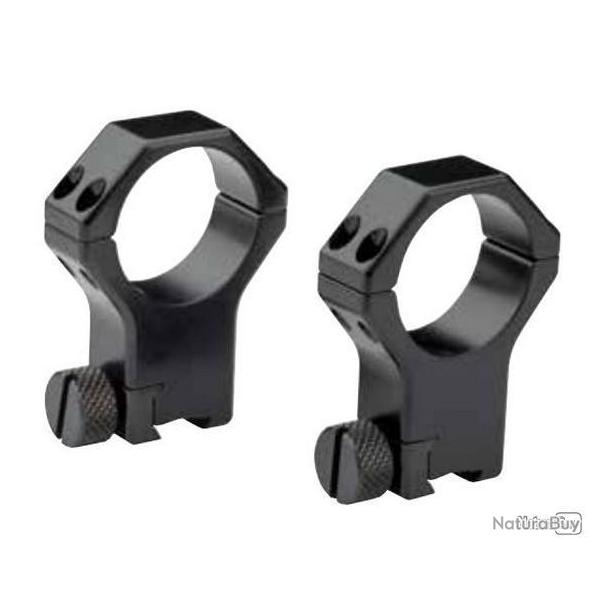 Paire de bagues pour carabines avec guide � queue d'aronde 11/12 mm-60� - � 30mm H 20mm SR - CONTESS