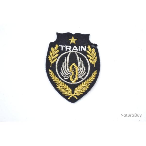Patch fantaisie Arm�e Fran�aise ann�es 1970 - 1980.  Train