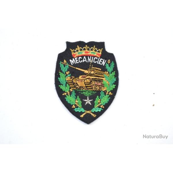 Patch fantaisie Arm�e Fran�aise ann�es 1970 - 1980.  M�canicien blind�