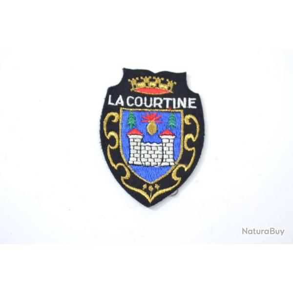 Insigne patch brod� ann�es 1970 - 1980. Arm�e Fran�aise La Courtine (Camp militaire)