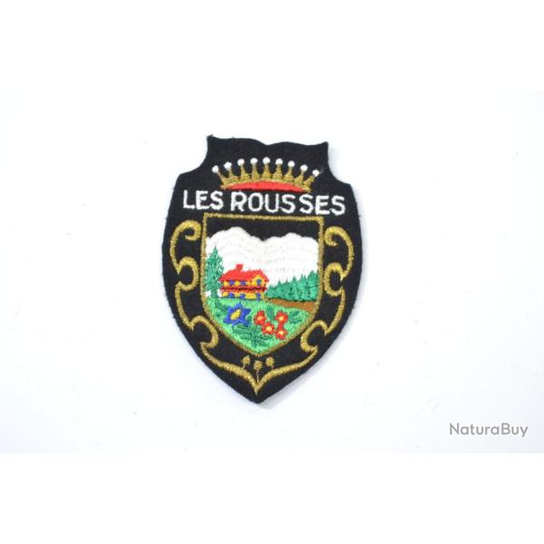 Insigne patch brod� ann�es 1970 - 1980. Arm�e Fran�aise Les Rousses  (Camp militaire)