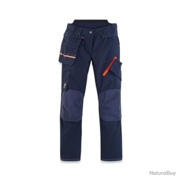 Pantalon multipoches femme Parade Protection BOMBAY 40 Bleu marine
