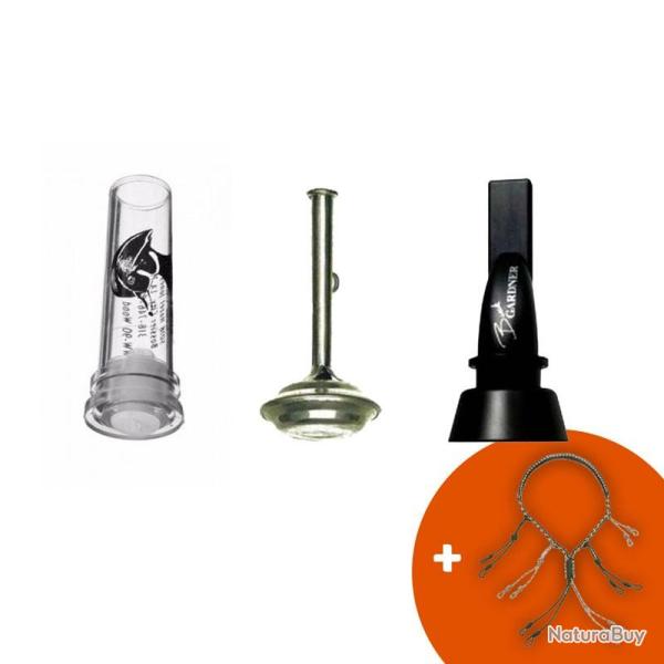 Pack appeaux limicoles et porte appeau DH