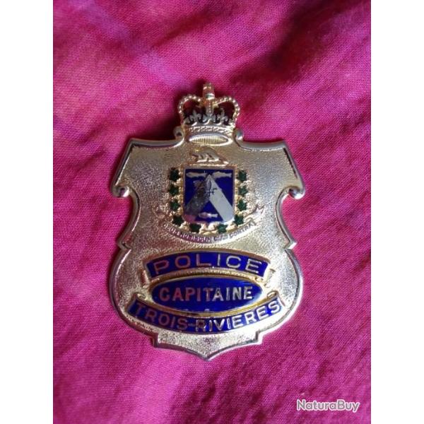 BADGE DE POITRINE POLICE DU CANADA