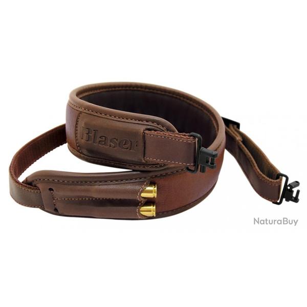BRETELLE BLASER CUIR POUR ARMES BLASER R8 R93 EXPRESS K95- EN STOCK !