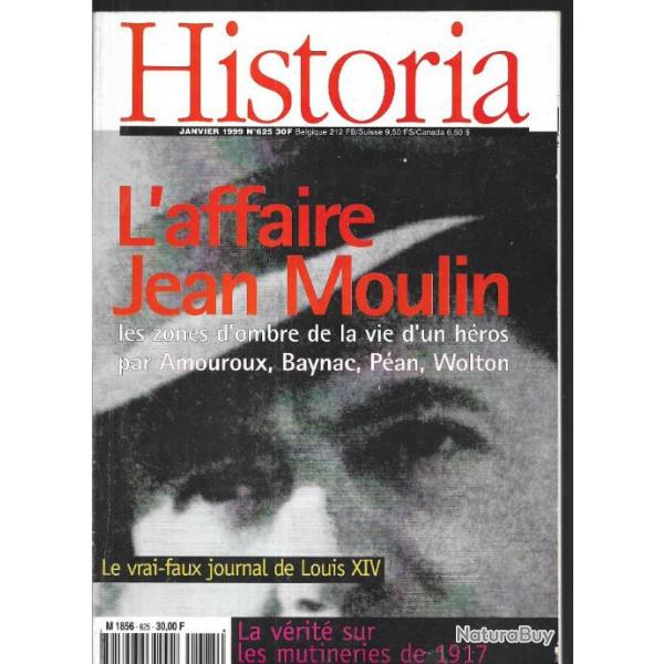 historia n�625 l'affaire jean moulin , mutineries de 1917, les ath�es , perse, henri VIII , m�tro