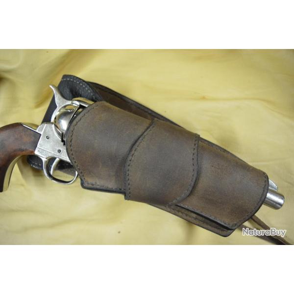 Holster pour COLT FRONTIER cuir vieille patine