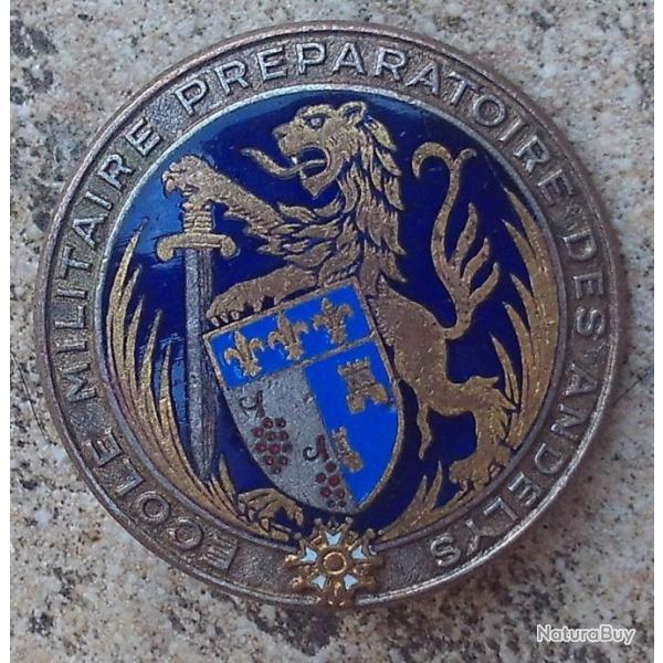 Ecole Militaire Pr�paratoire des ANDELYS, �mail, dos guilloch�