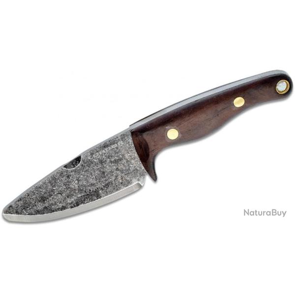 Couteau Condor Kimen Lame Acier Carbone 1095 Manche Bois Etui Cuir Made El Salvador CTK80137HC - Z