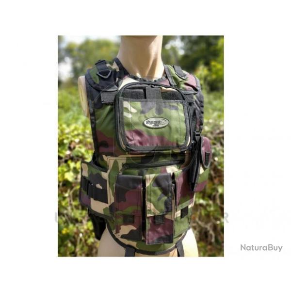Veste tactique camo SWAP