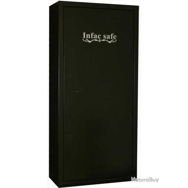 Armoire Forte INFAC Gamme SENTINEL 11 + 3 armes avec lunette + coffre interieur + �tag�re