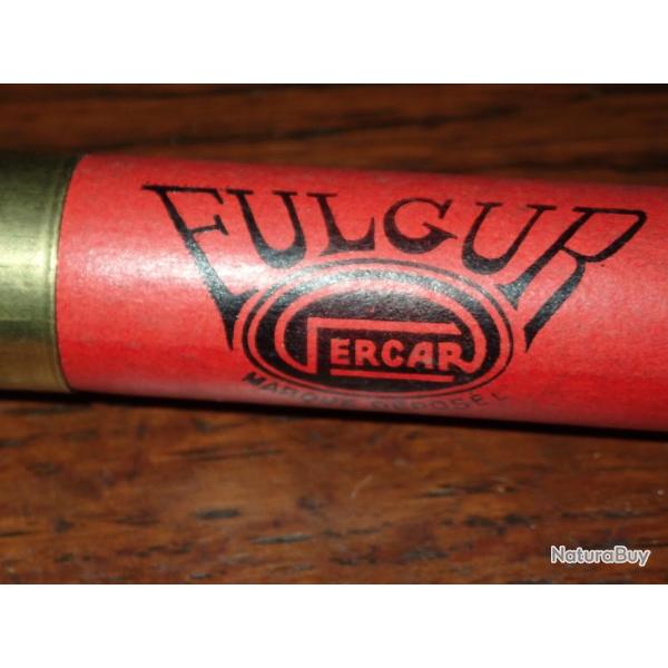 Cartouche pour collection en carton rouge - calibre 20 - Verney Carron - Fulgur - N9