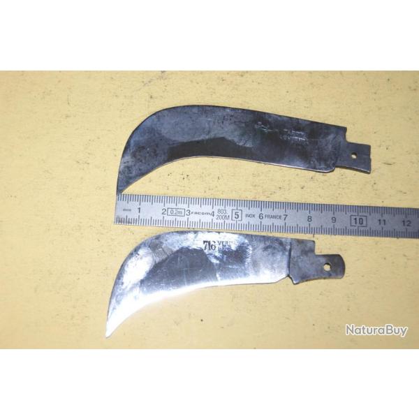lot de 2 lames de SERPETTE TARRY LEVIGNE -  (d9h122)