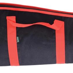 Fourreau pour carabines matelass&eacute; noir bords rouges 120cm