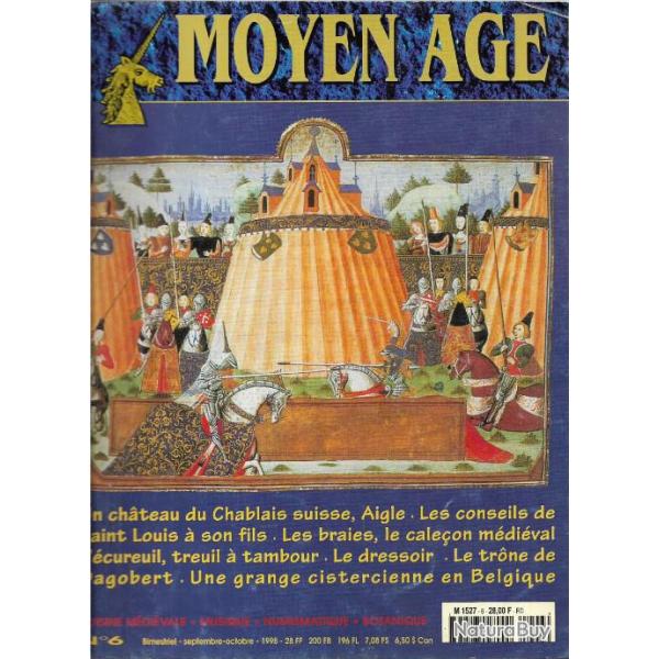 Revue heimdal , moyen-age n�6 ,h�raldique , cuisine m�di�vale , botanique , numismatique , �puis� �d