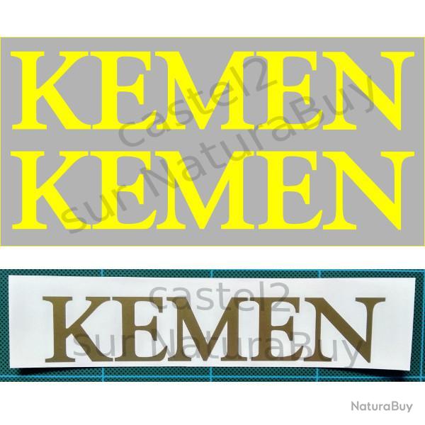 2x KEMEN Vinyle Autocollant pour canon. 3 tailles au choix et 11 couleurs