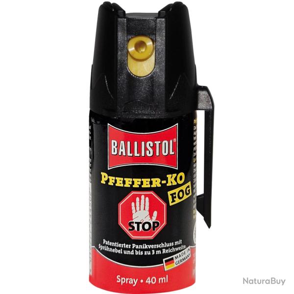 Bombe anti agression d'animaux Poivre-KO Fog (Mod�le: 40 ml)