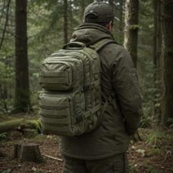 Sac &agrave; dos Assault 4 compartiments kaki 36L 50 x 30 x 27cm
