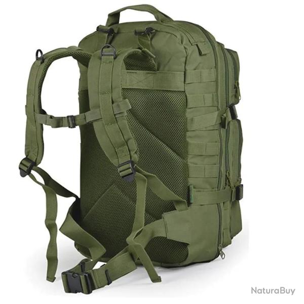 Sac � dos Assault 4 compartiments kaki 36L 50 x 30 x 27cm