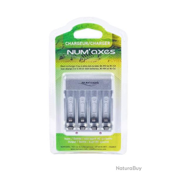 Chargeur pour piles AA ou AAA, Ni-MH ou Ni-Cd