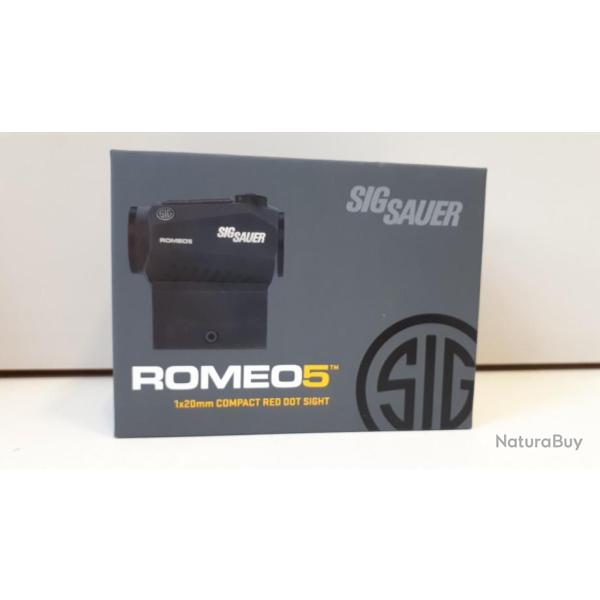 5160 POINT ROUGE SIG SAUER ROMEO 5 1x20MM NEUF