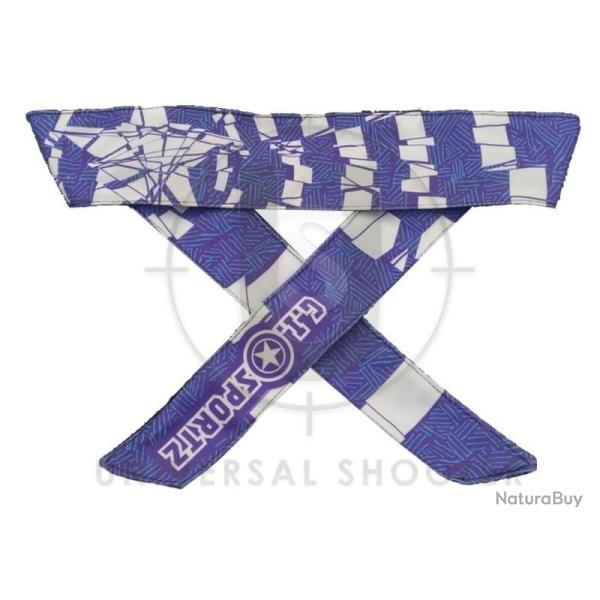 Bandeau violet et blanc GI Sportz