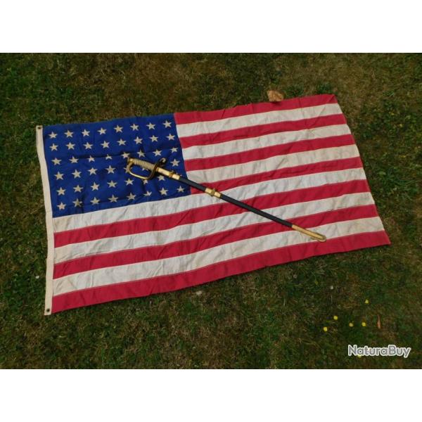 BON DRAPEAU U.S.A.  39-45 ORIGINAL PAS REPRODUCTION - 48 ETOILES - 85 x 150 cm -   ...#.5