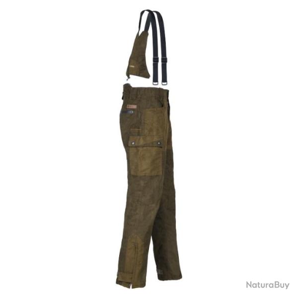 NOUVELLE SALOPETTE KAKI A DOUBLURE POLAIRE - PERCUSSION GRAND NORD - TAILLE 44