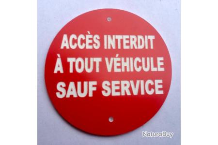 Aua Signaletique - Cartello 'Accesso Vietato Proprietà Privata' 200 Mm, PVC 1,5 Mm O Alluminio - 4