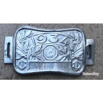 Ancienne Plaque de Vélo Cycles ALCYON - FR