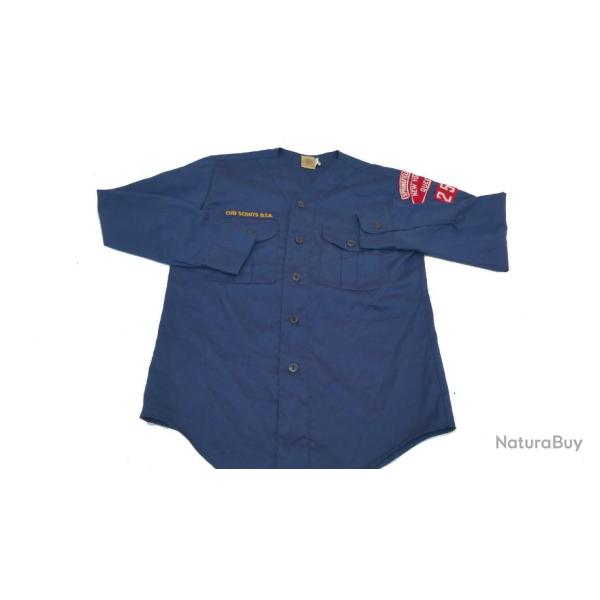 Chemise manche longue bleu Scouts Amricain